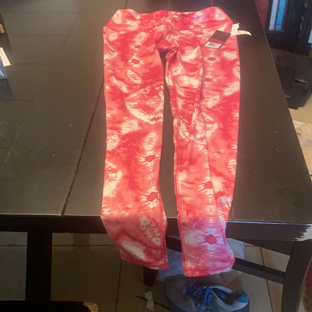 Pink and white Skechers Performance pants